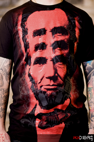 analog tattoo atak 2 color discharge print w clear analog tattoo atak 2 color discharge print w clear